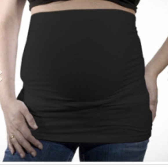 BLACK Belly Button Maternity Body Band - Picture 5 of 8